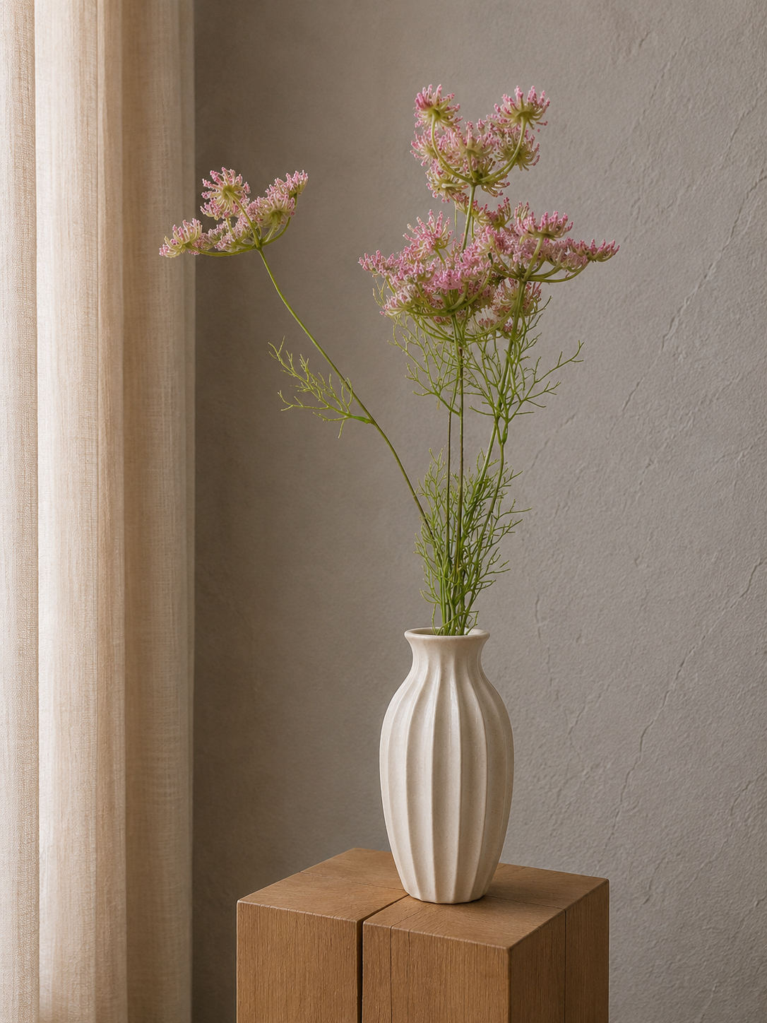 Pink Lace Flower<br> -Master Carton: 24 pcs