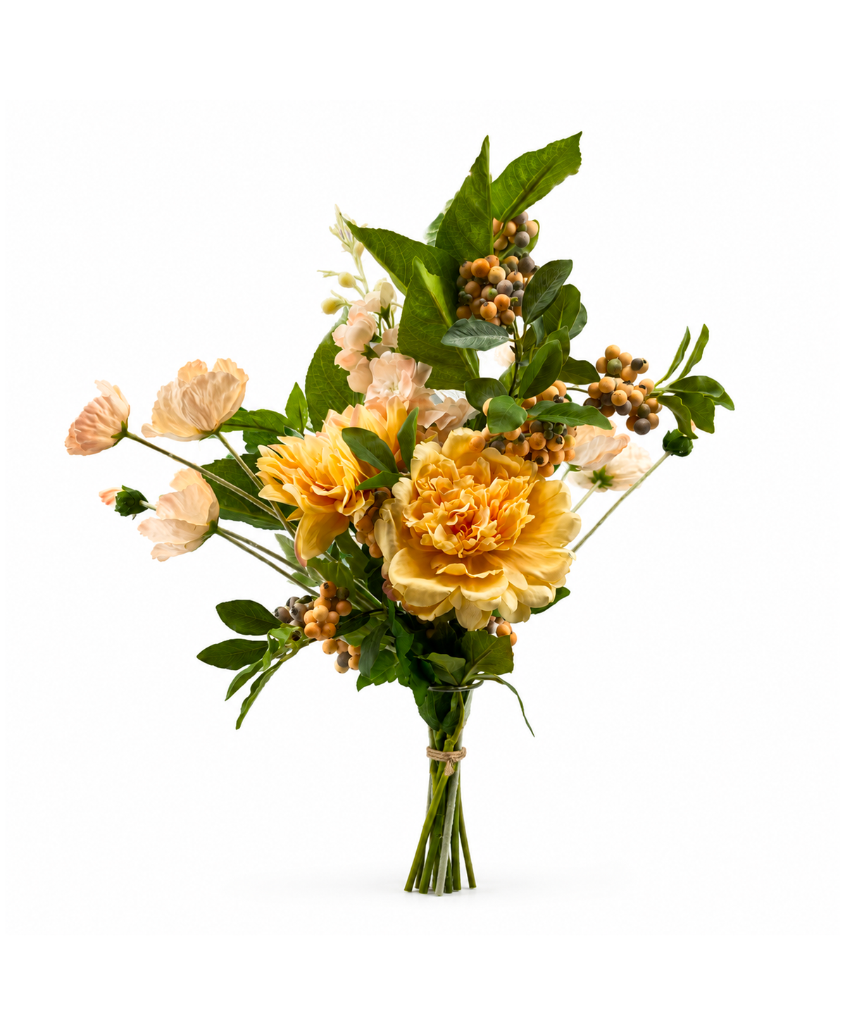 Everbloom Real Touch Peach Dahlia