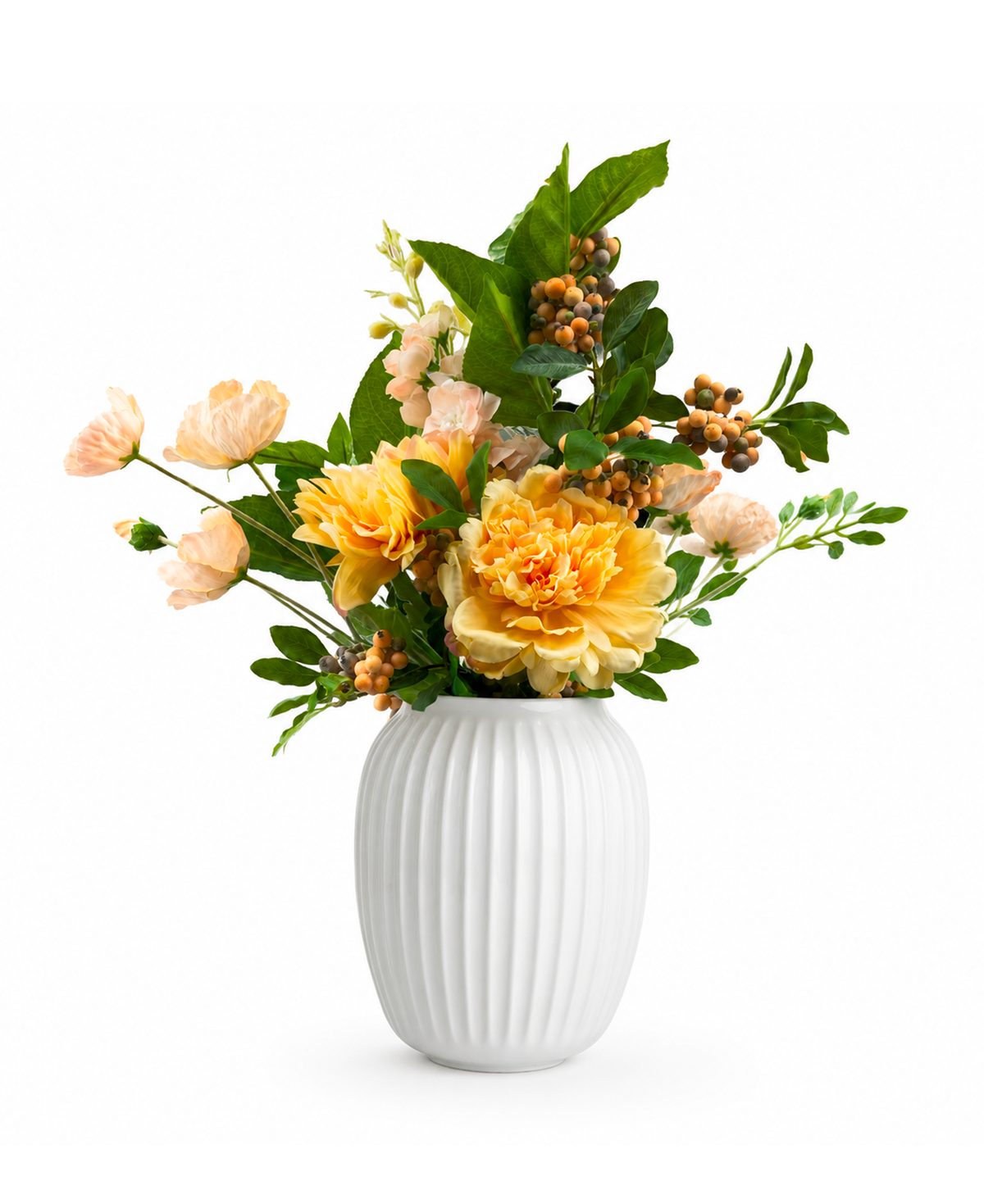 Everbloom Real Touch Peach Dahlia