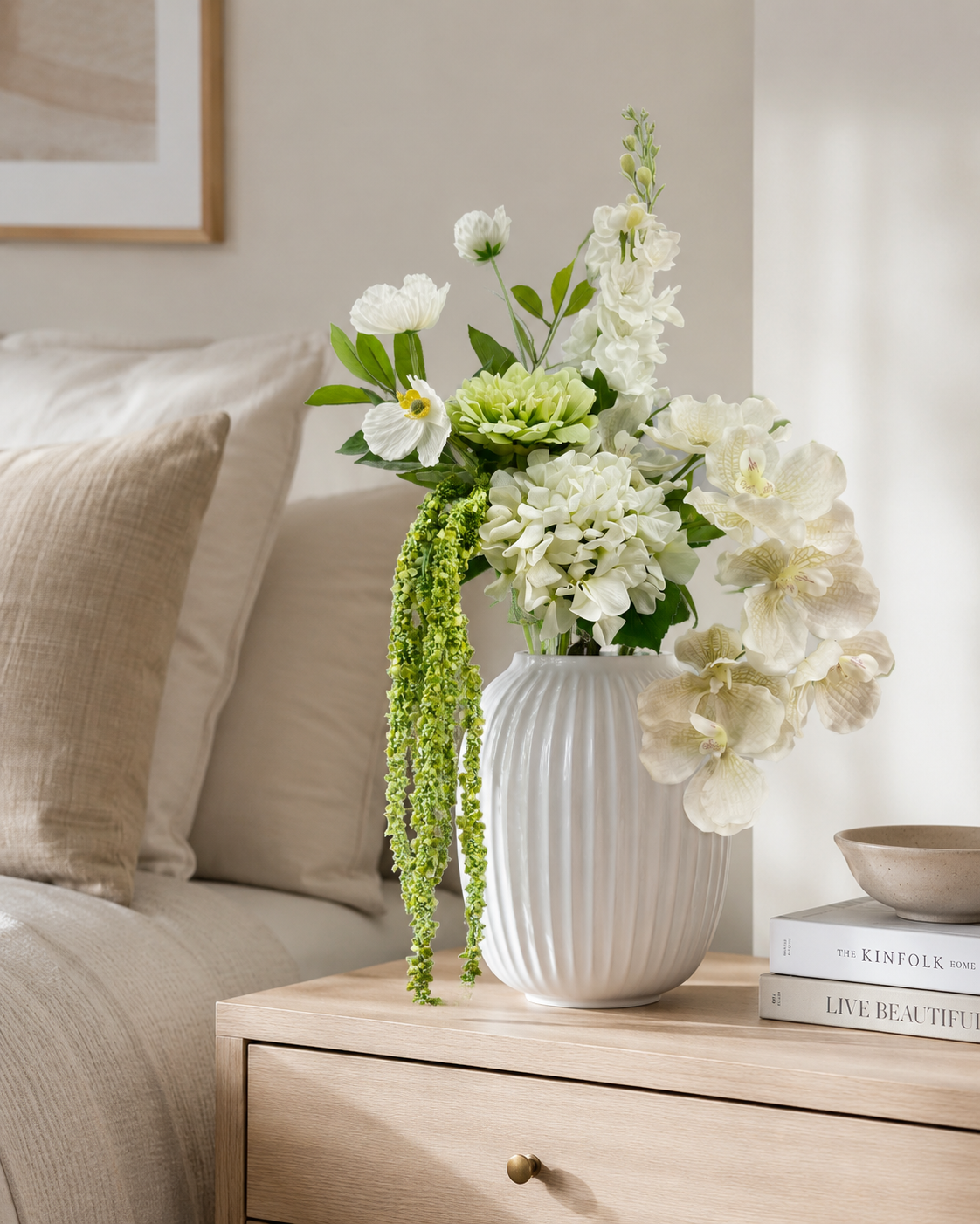 Everbloom Real Touch White Poppy
