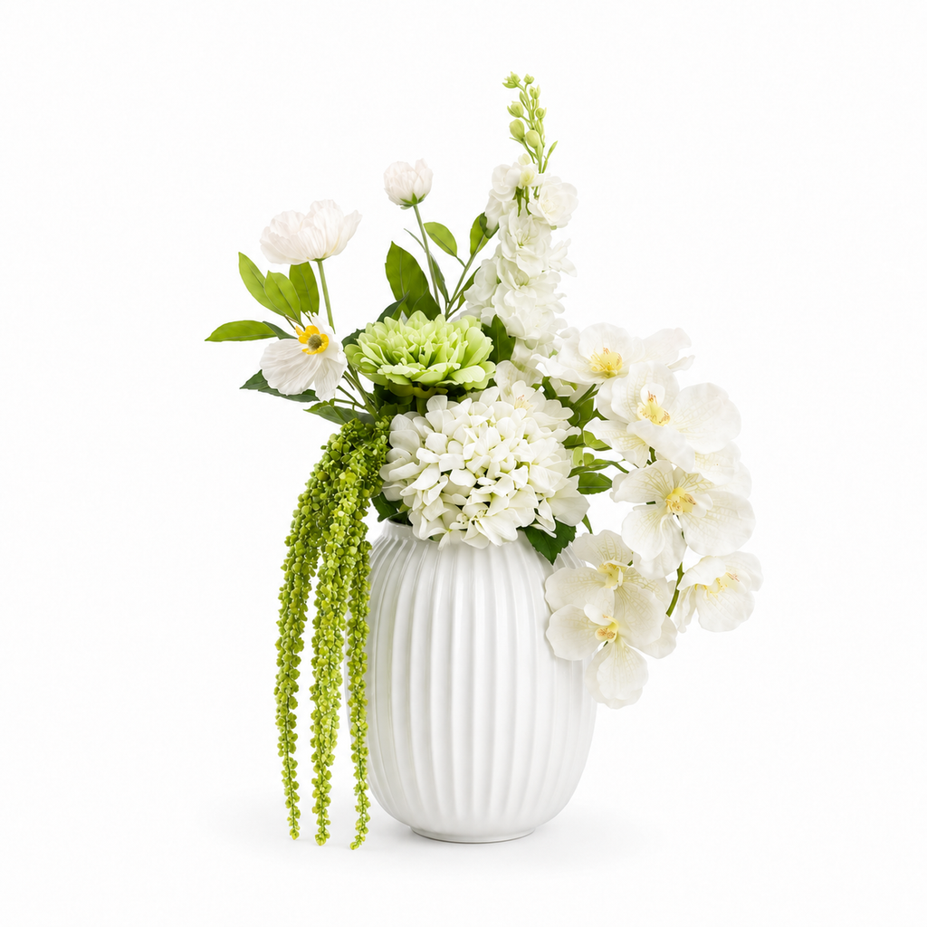 Everbloom Real Touch White Poppy