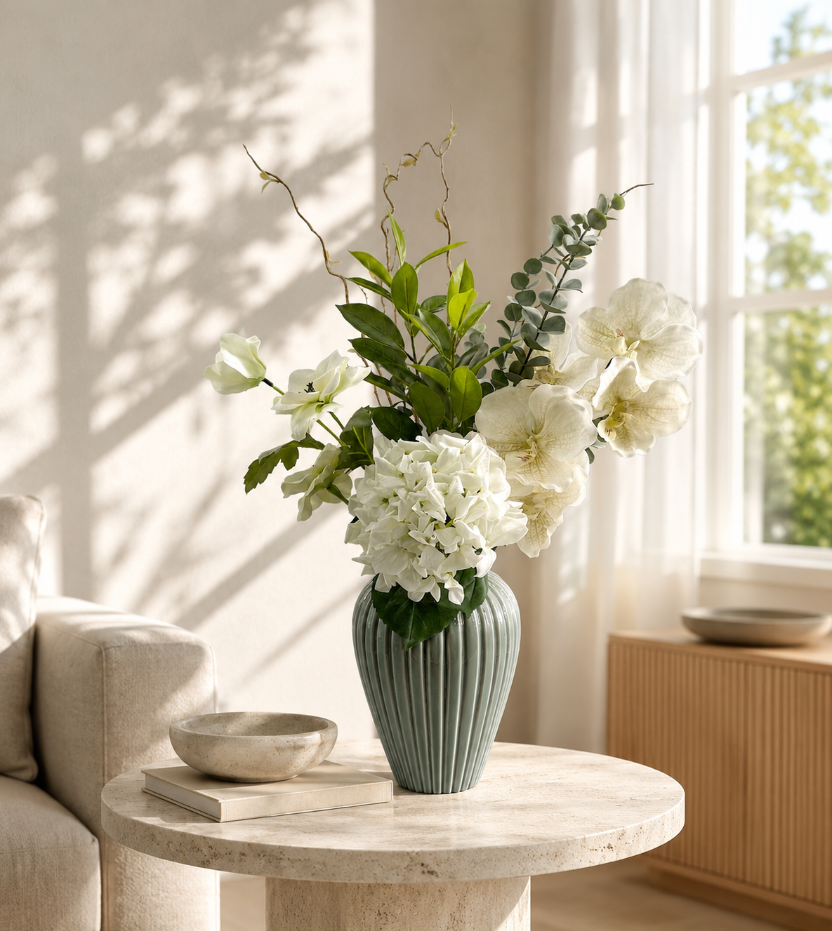 Everbloom Real Touch White Orchid