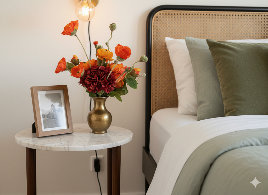 Everbloom Silk Bouquet Orange