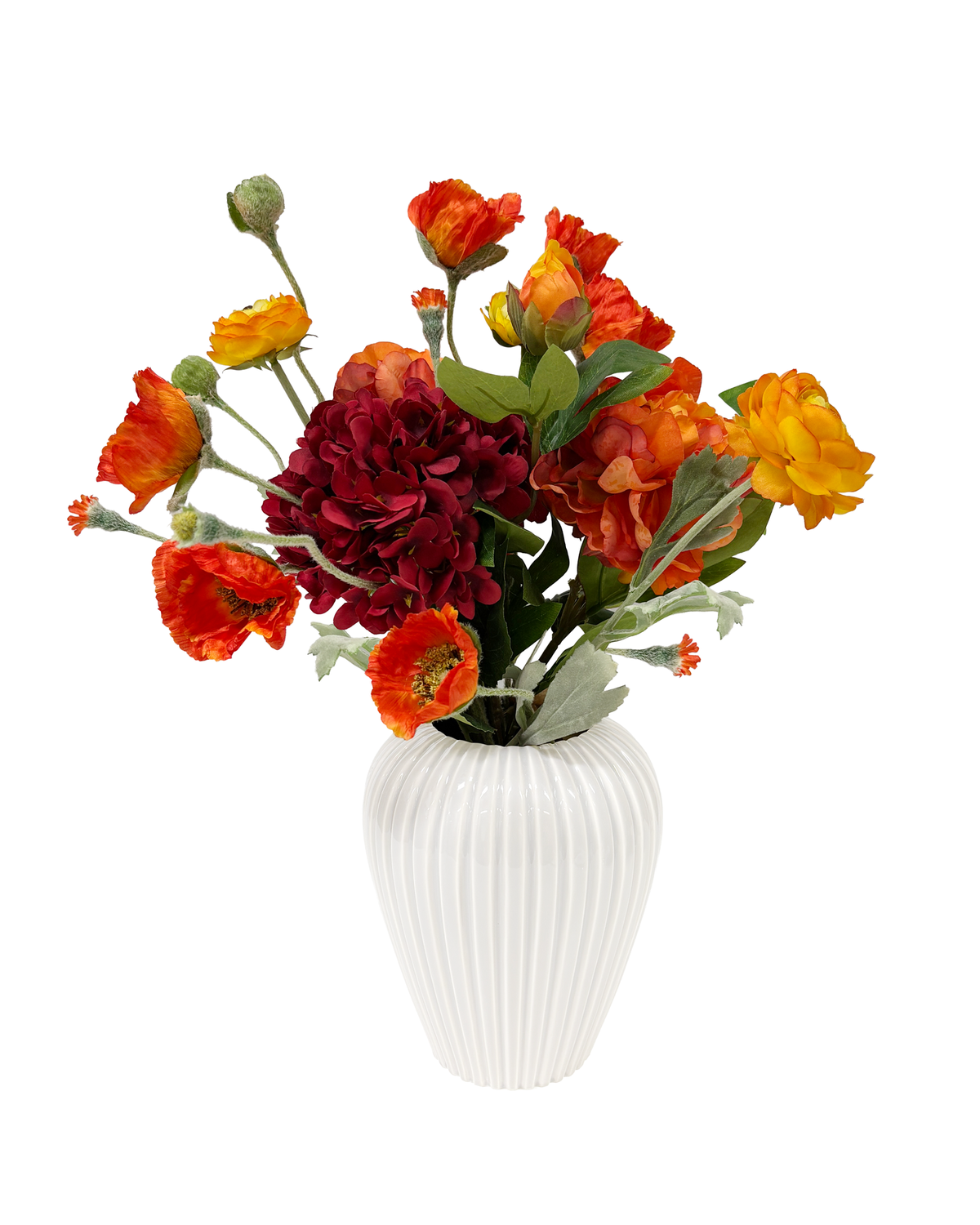 Everbloom Silk Bouquet Orange