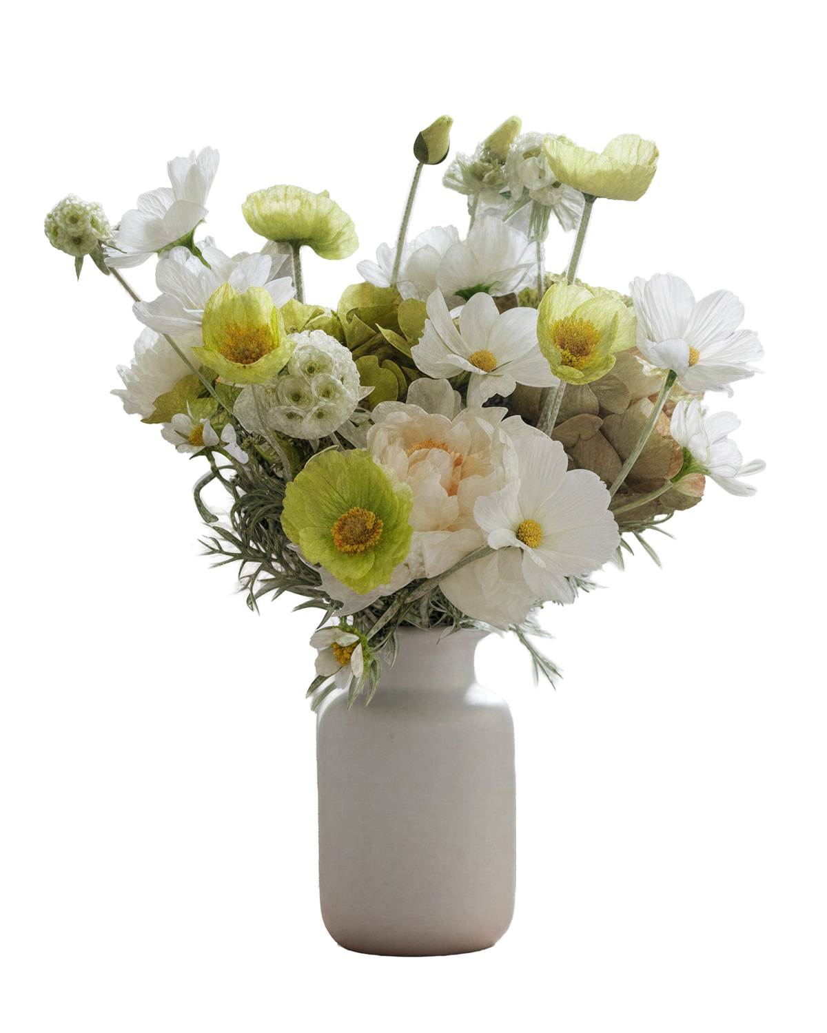 Everbloom Silk Bouquet Grøn